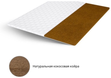 Топпер EcoSon Kakos с резинами, 140x185x3 см