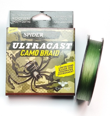 Леска Spiderwire плетеная Ultracast ESS-0.12 0.12 мм камуфляж