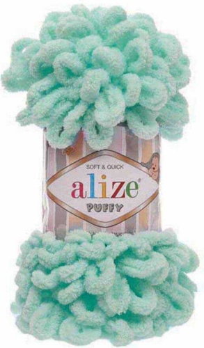Моток Alize Puffy 19 светлая бирюза светлая бирюза 9 м 100 г