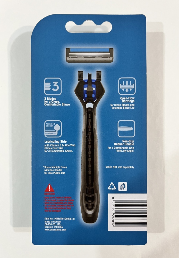 Купить DORCO Pace 3 Cross бритвенный станок 1 шт + сменные кассеты 8 шт ...