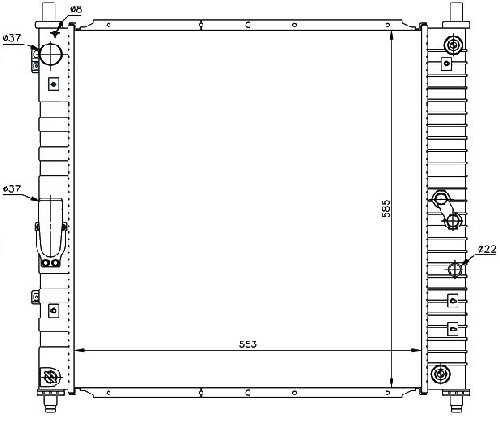 SAT радиатор основной SY0001-3.2