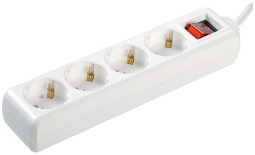 Сетевой фильтр IEK WYP10-16-04-01-ZK-17, 1.5 м