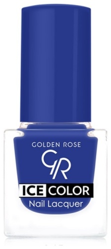 GOLDEN ROSE лак Ice Color 145 синий 6 мл