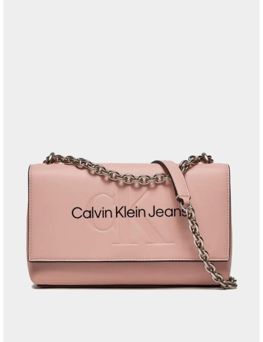 Сумка кросс-боди Calvin Klein искусственная кожа розовый