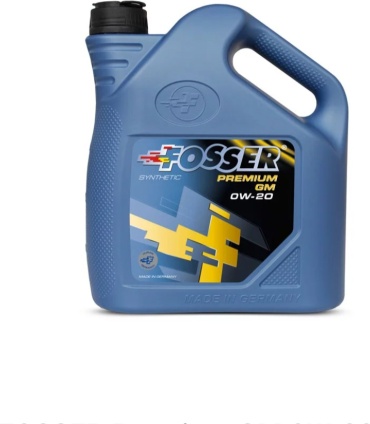 Синтетическое Fosser Premium GM 0W-20 4 л