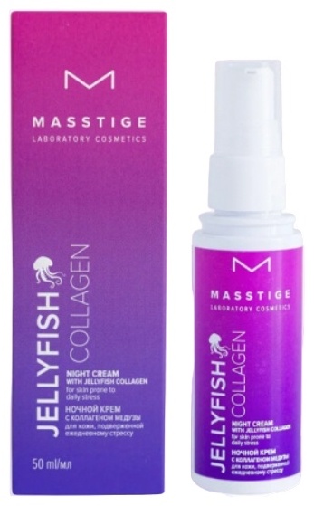 Купить Masstige крем Jellyfish Collagen Night Cream для лица 50 мл в ...