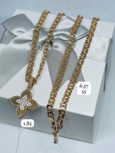 Sandu gold 896523 длина 55 см, вес 8.42 г золото, плетение лав
