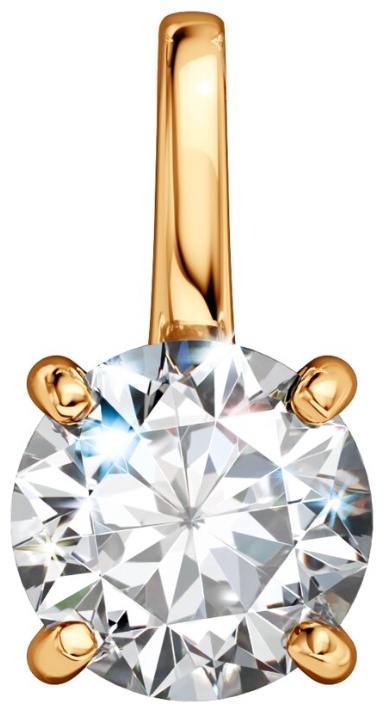 Подвеска ALEXEEV Gold & Jewelry 036552 вес 0.37 г золото, без вставок