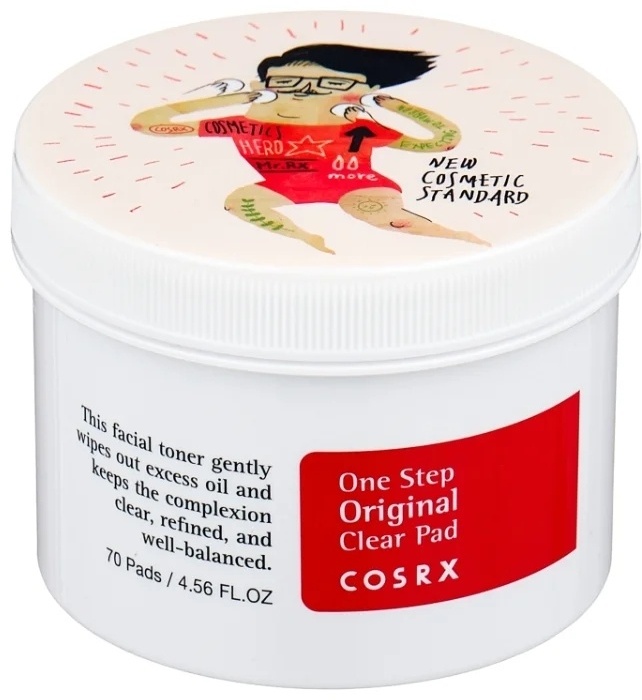 Купить COSRX тонер диски (пэды) One Step Pimple Clear Pad 70 шт в ...