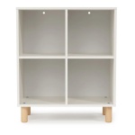 Стеллаж напольный Мебель Азии, 70x35.3x80 см, белый