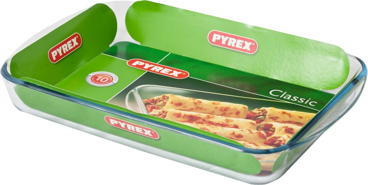 Форма для выпечки, для запекания Pyrex стекло, 1 шт