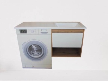 Домино Marsal 120П, 120x50x48 см, белый, серый