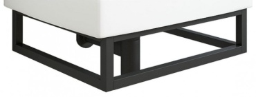 Тумба без раковины Sanflor Тайлер, 45x12x40 см, черный
