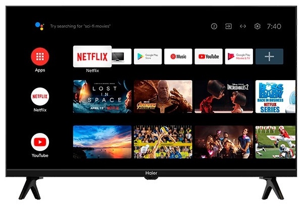 Купить Телевизор Haier 32 SMART TV S1 81 см черный в Алматы – Магазин ...