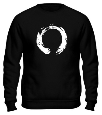 Свитшот Black and White черный
