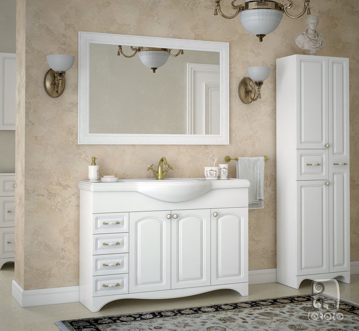 Зеркало настенное Corozo 120x80 см