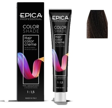 EPICA Professional Color Shade 5.73 светлый шатен шоколадно-золотистый крем-краска 100 мл