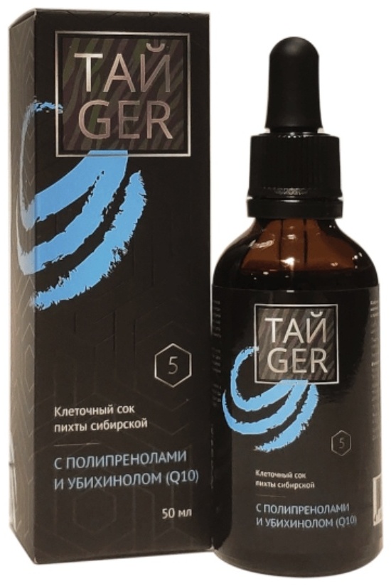 Купить ТАЙGER Клеточный сок пихты сибирской с полипренолами и ...