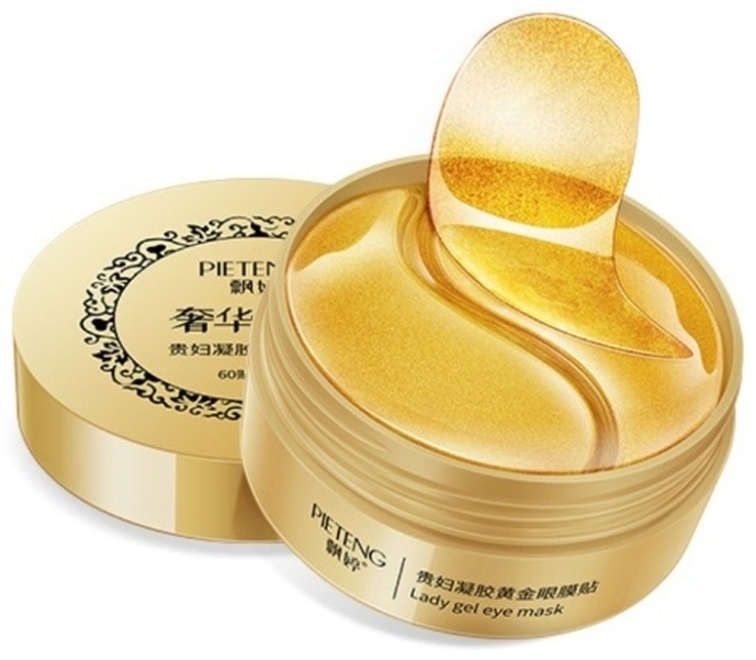 Патчи Pieteng гидрогелевые Lady Gel Eye Mask увлажняющие 60 шт