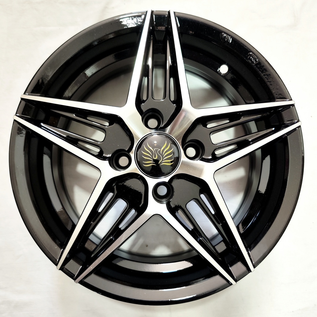 Wheels 3350 6x14/4x100 D67.1 ET35 черный, серебристый