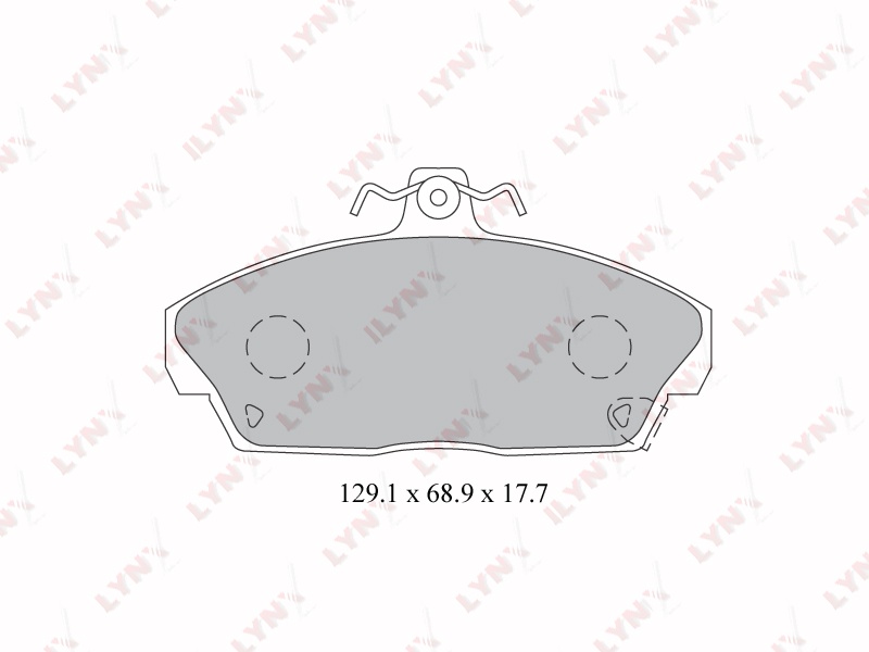 Колодки LYNXauto передние BD3426 4 шт
