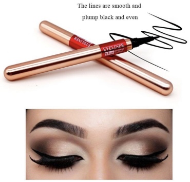 KAQIYA Eyeliner waterproof lasting 24hr подводка-фломастер черный black