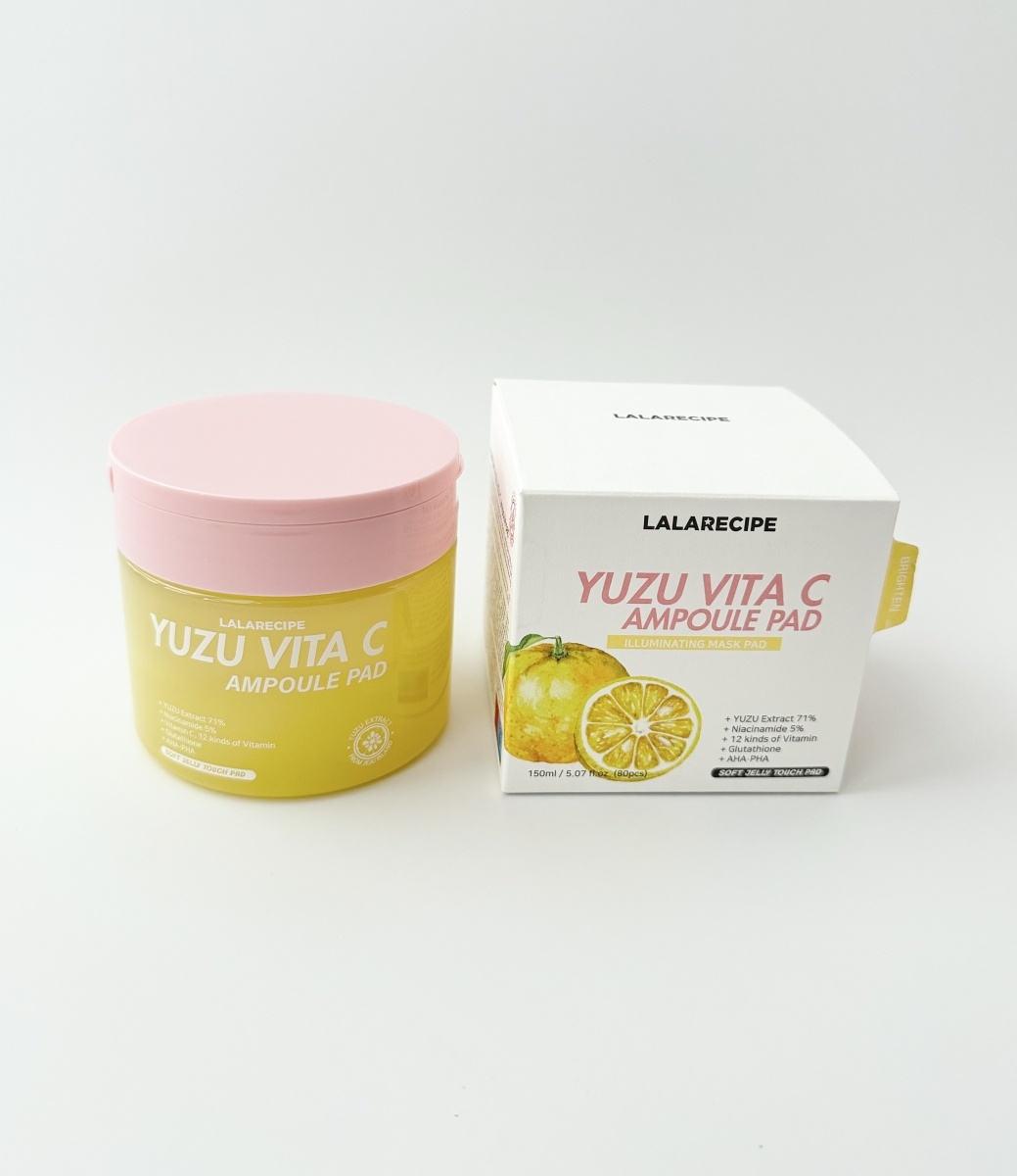 Lalarecipe тонер Yuzu Vita C Ampoule Pad 150 мл