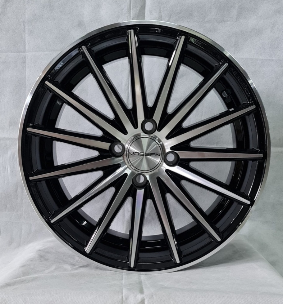 Vossen GVT 7x16/4x100 D67.1 ET35 черный, серебристый