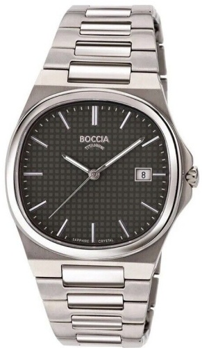Кварцевые Boccia Titanium 3657-04C титан
