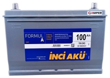 Inci Aku FormulA 100Ah 760A 6CT-100Ah R