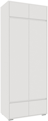 Распашной шкаф Aiba Mebel Прага, 80x217х44 см, белый