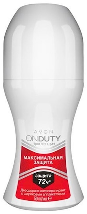 Avon On Duty Максимальная защита 72ч дезодорант-антиперспирант для женщин 50 мл