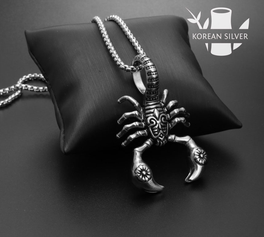 Подвеска KOREAN SILVER нержавеющая сталь, без вставок