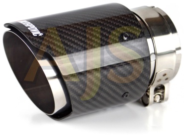 AJS насадка на глушитель Akrapovic style с карбоном 76/102