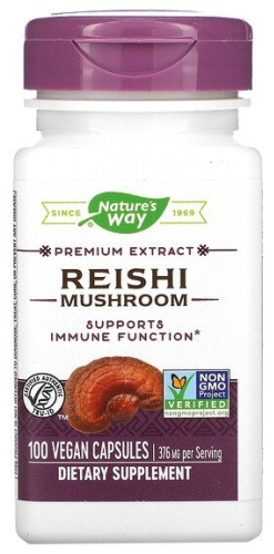 Nature's Way БАД Reishi Mushroom 188 мг 100 капсул