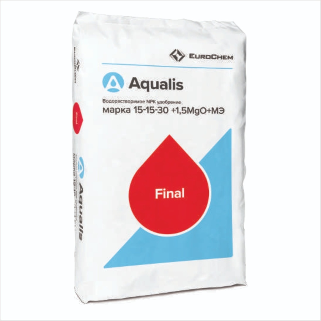 ЕвроХим порошок Aqualis Final 15-15-30+MgO+МЭ л 25 кг