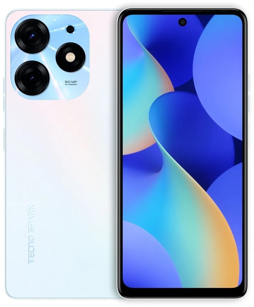 Купить Смартфон TECNO Spark 10 Pro 8 ГБ/128 ГБ белый в Алматы – Магазин ...