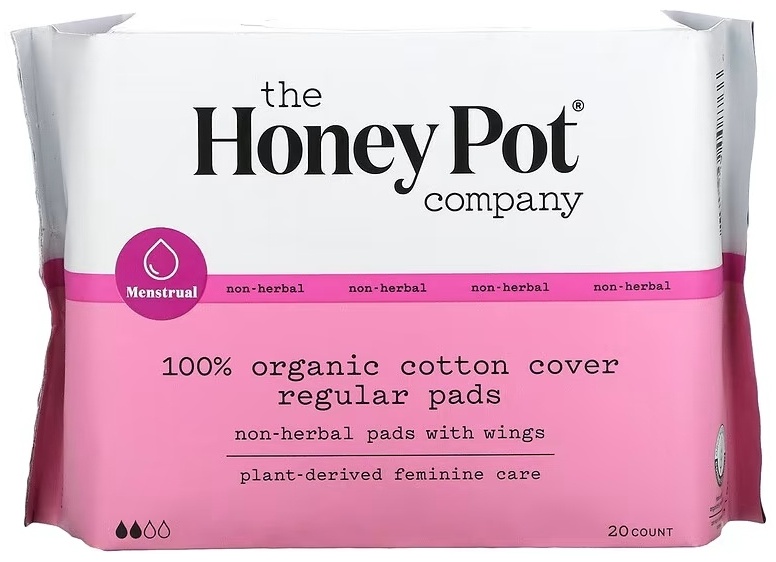 The Honey Pot Company прокладки Non-Herbal with Wings Regular 20 шт