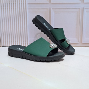 Шлепанцы Fashion зеленый