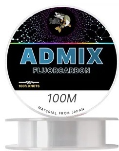 Леска УЛОВ флюоркарбоновая Admix 0.25 мм прозрачный