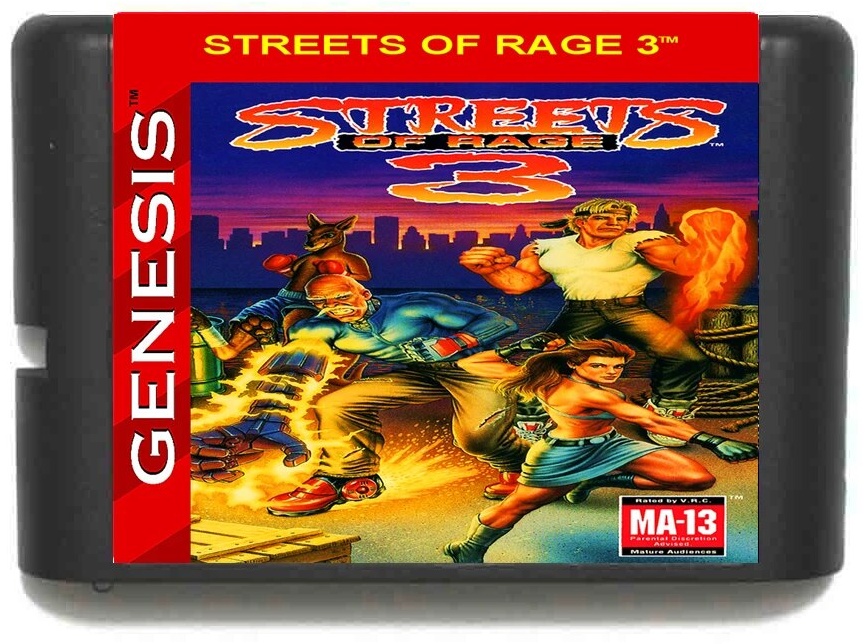 Купить Bare Knuckle-3 USA (Streets of Rage-3) SEGA ENG в Алматы