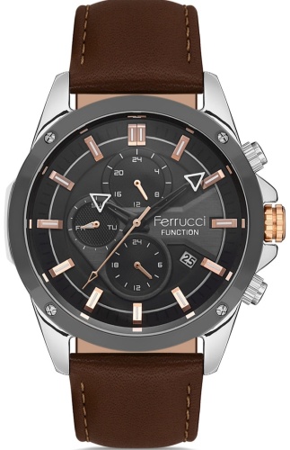 Кварцевые Ferrucci FCF.03216FK.02 нержавеющая сталь