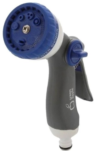 Пистолет для полива GREEN APPLE GWHM12-037 D: 3/4 (19 мм), режимов полива: 8, 1 шт