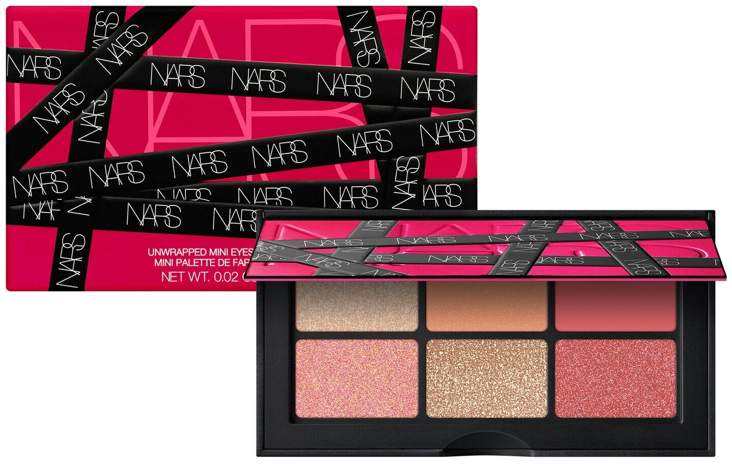 NARS тени прессованные Unwrapped mini eyeshadow palette Orgasm