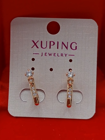Серьги Xuping Jewelry медицинская сталь, кристалл