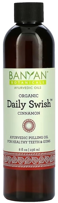 Banyan Botanicals Daily Swish Cinnamon ополаскиватель лечебные травы 236 мл