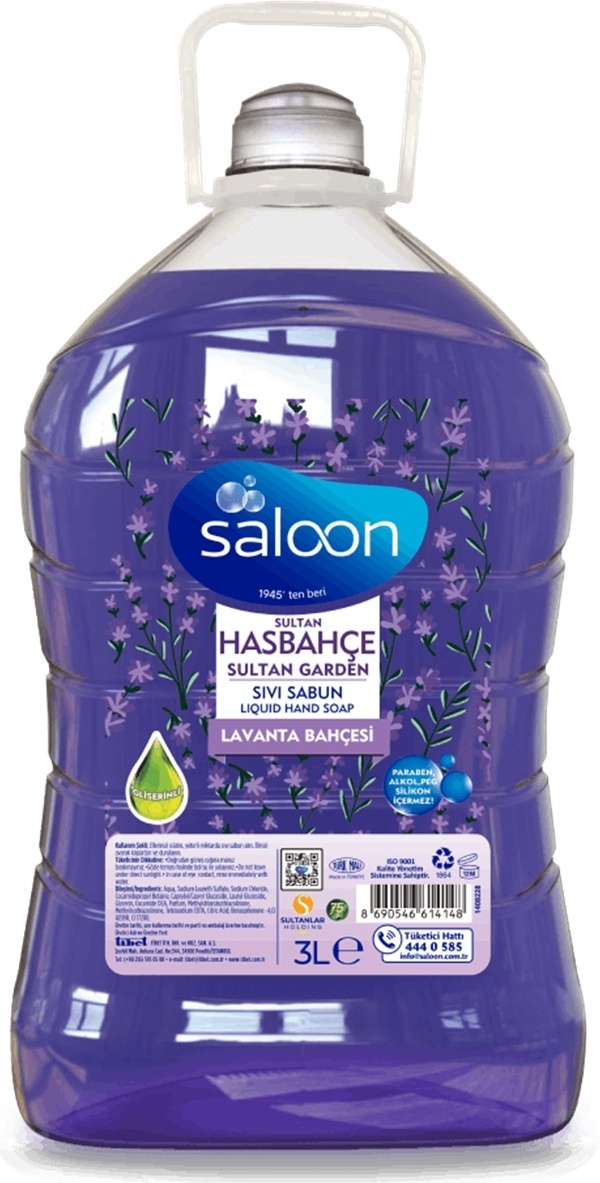 Жидкое мыло туалетное Saloon Sultan Garden 3000 мл