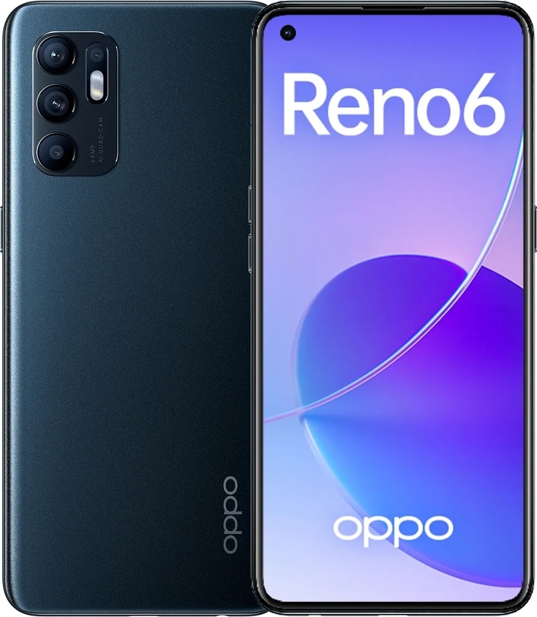 Купить Смартфон OPPO Reno 6 8 ГБ/128 ГБ черный в Алматы – Магазин на  Kaspi.kz