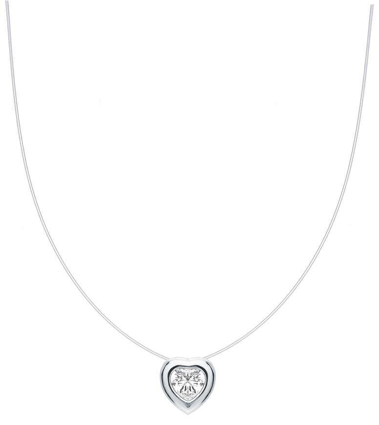 Леска Tesori NECK-611-WG-43 длина 43 см вес 1.12 г леска, фианит