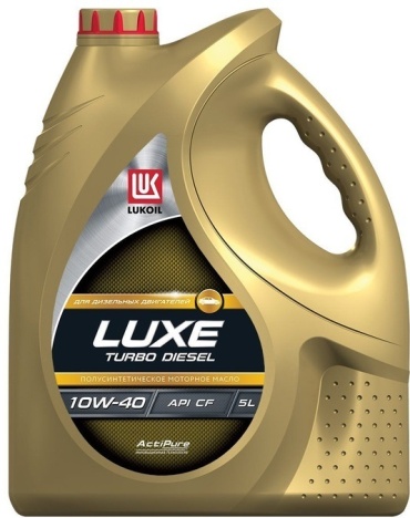 Полусинтетическое ЛУКОЙЛ LUXE 10W-40 5 л
